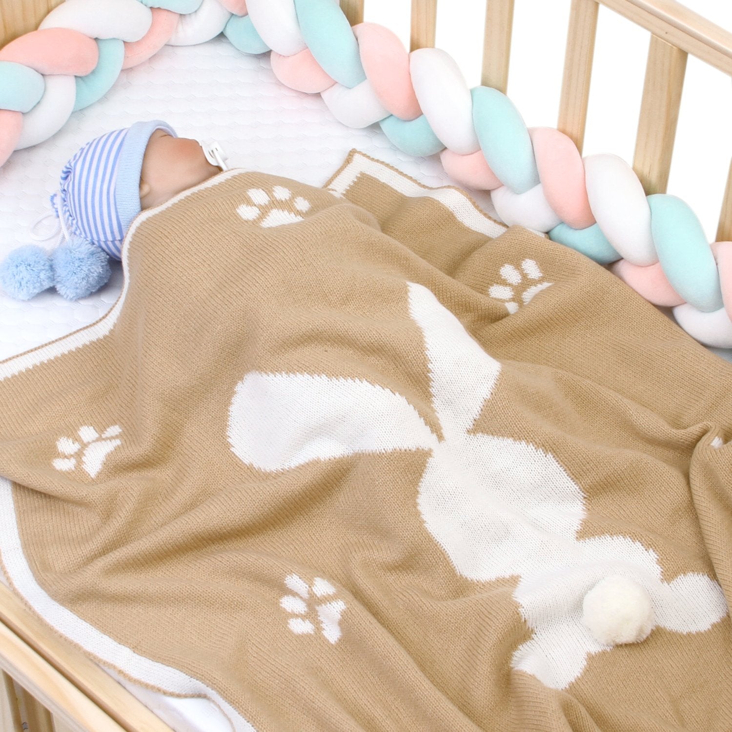 Baby Cartoon Three-Dimensional Bunny Blanket Cover Blanket Baby Blanket Wholesale Baby