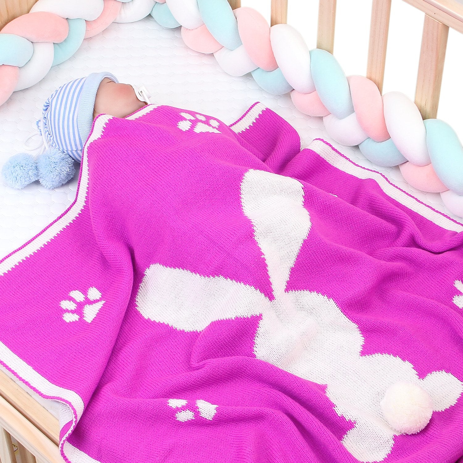 Baby Cartoon Three-Dimensional Bunny Blanket Cover Blanket Baby Blanket Wholesale Baby