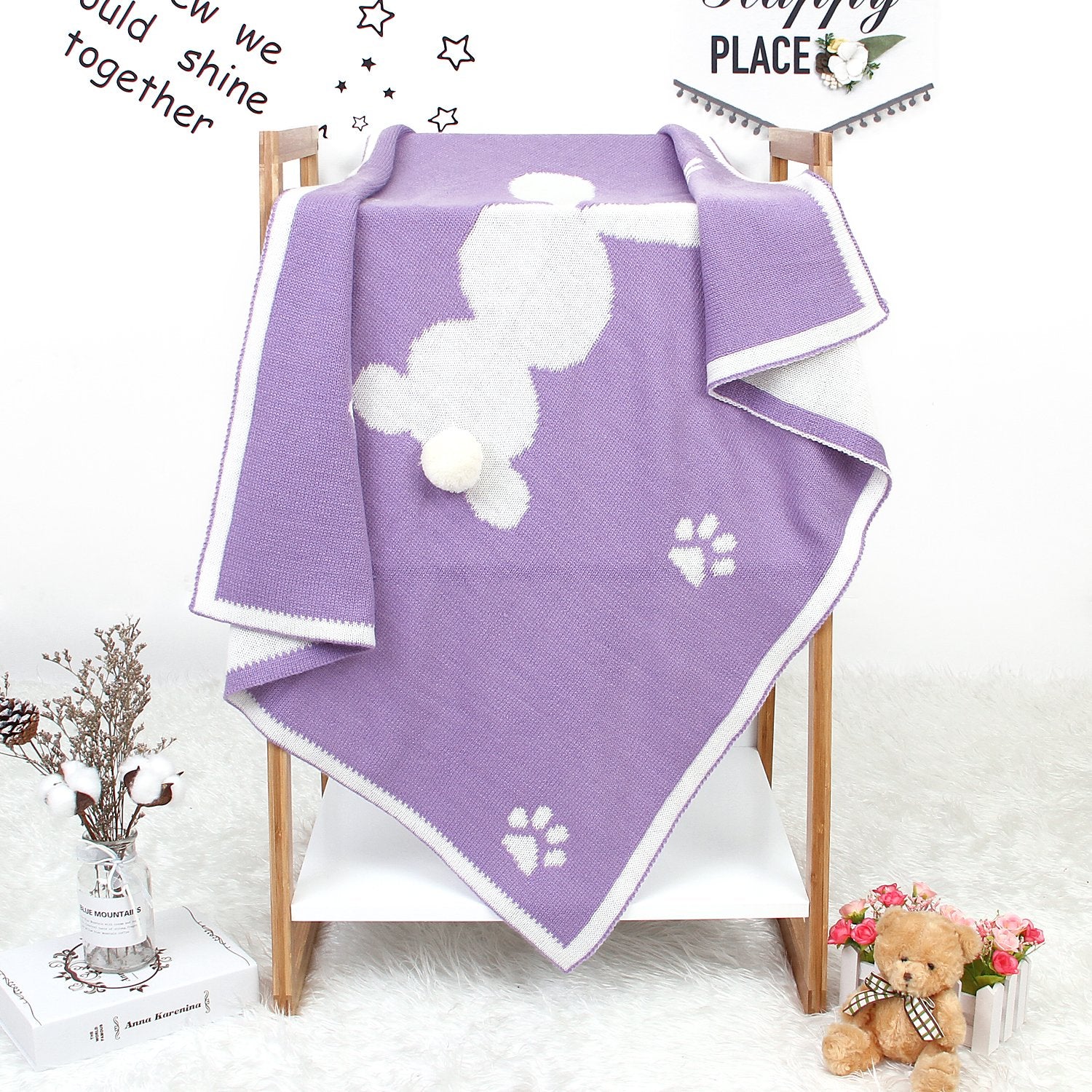 Baby Cartoon Three-Dimensional Bunny Blanket Cover Blanket Baby Blanket Wholesale Baby