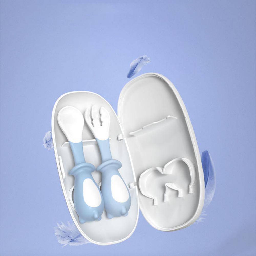 Baby Eating Training Fork And Spoon Set Childrens Accessories Wholesale