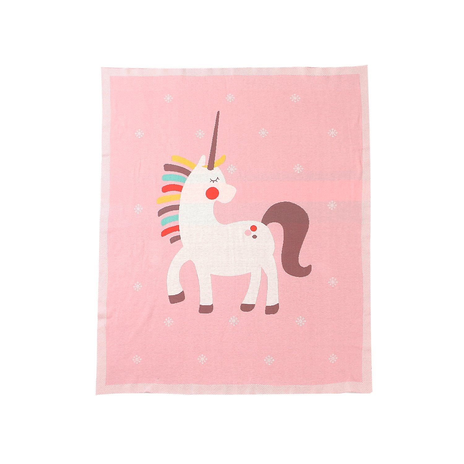 Baby Holding Blanket Cute Unicorn Blanket Air Conditioning Blanket Children Knitted Cover Blanket Wholesale Baby