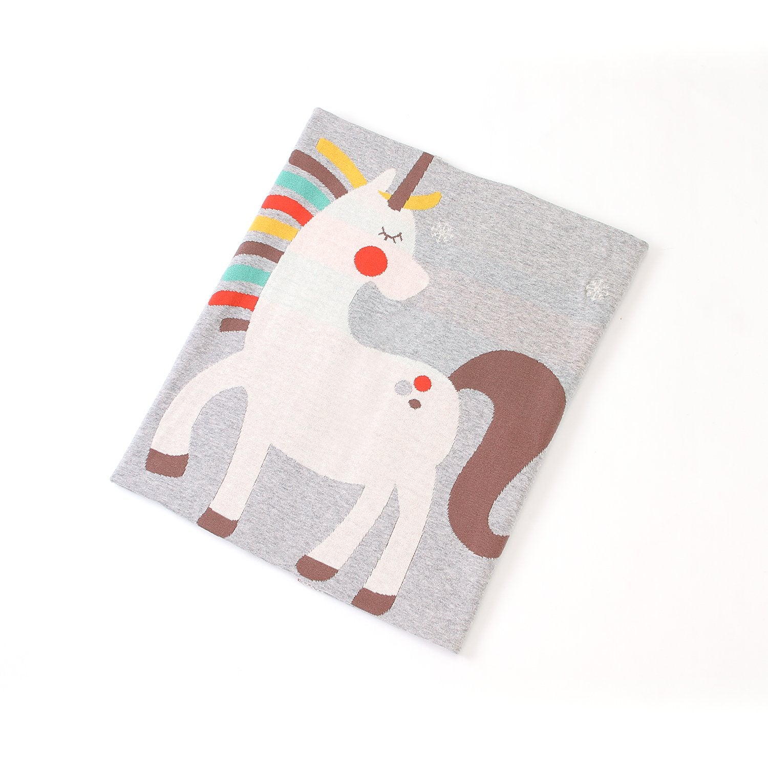 Baby Holding Blanket Cute Unicorn Blanket Air Conditioning Blanket Children Knitted Cover Blanket Wholesale Baby