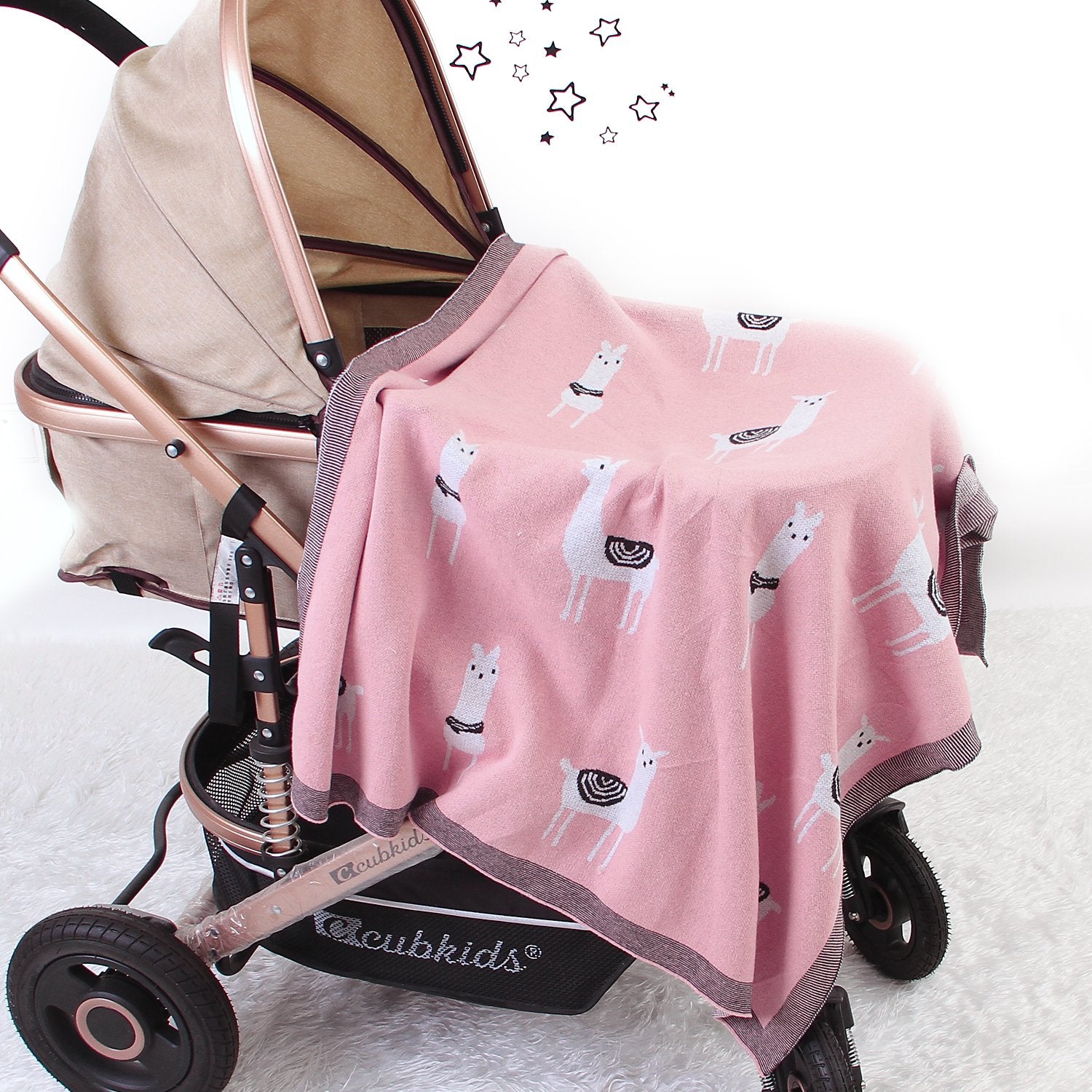 Baby Knitted Alpaca Carry Blanket Baby Stroller Cover Quilt Wholesale Baby Clothes