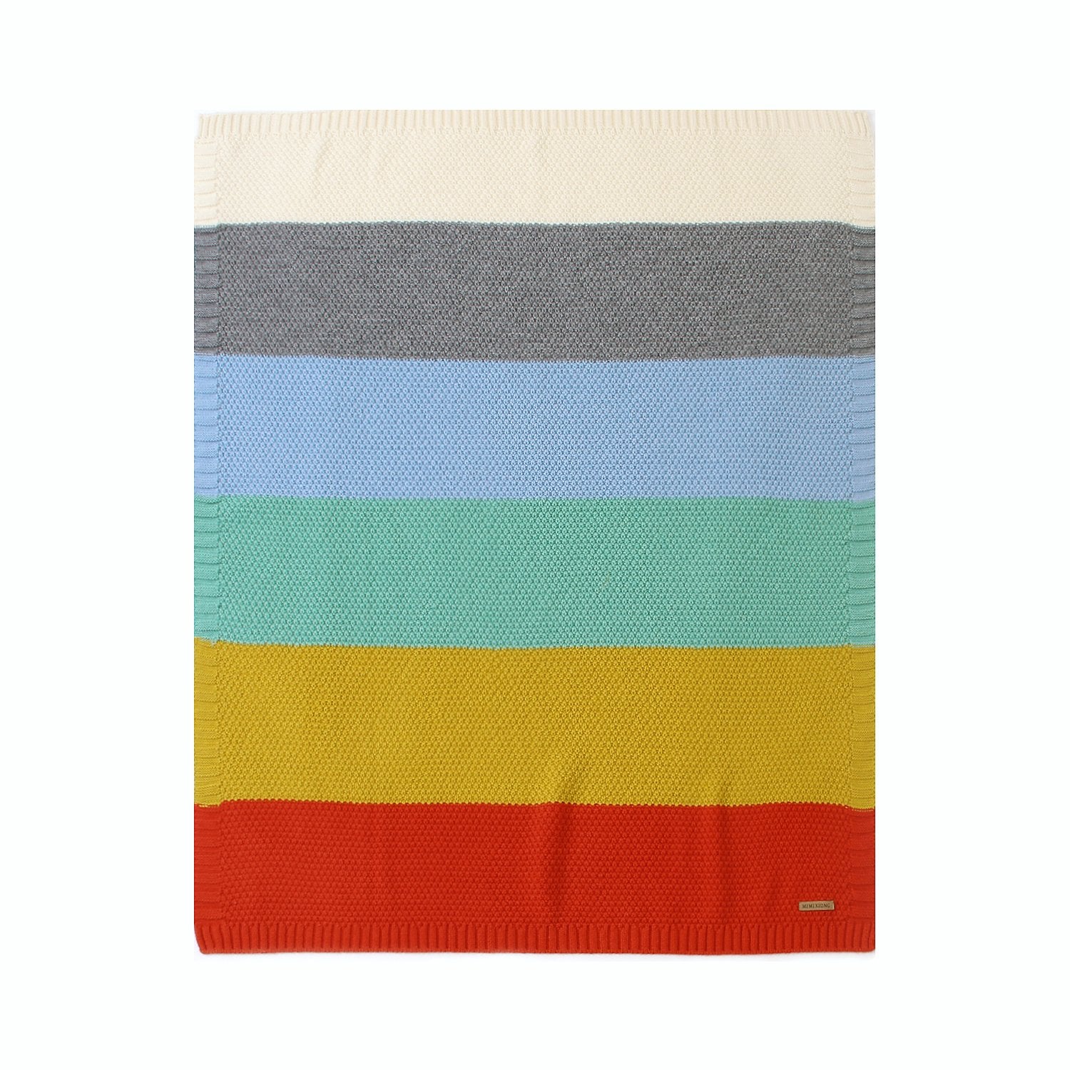 Baby Knitted Rainbow Carpet Blanket Baby Stroller Cover Quilt Baby Clothes Wholesale