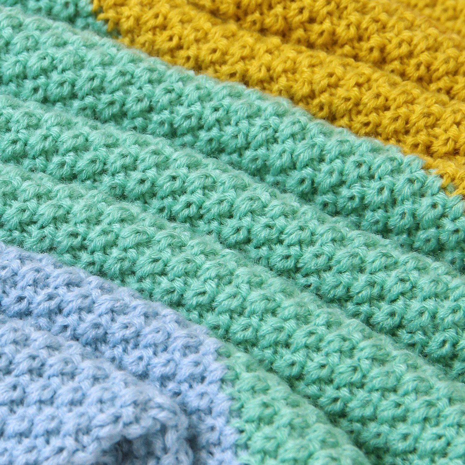 Baby Knitted Rainbow Carpet Blanket Baby Stroller Cover Quilt Baby Clothes Wholesale