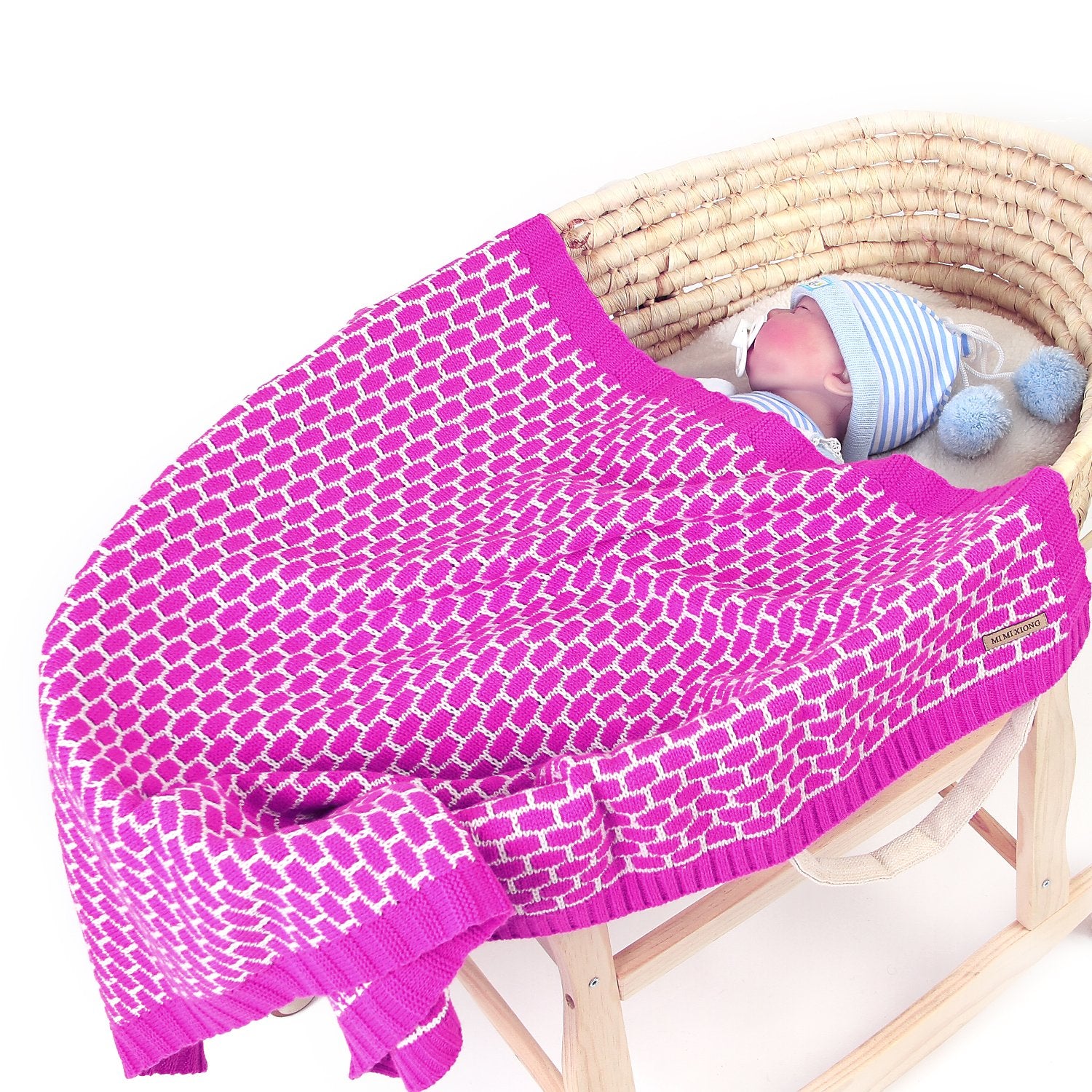 Baby Plaid Knitted Blanket Cover Wholesale Baby Clothes