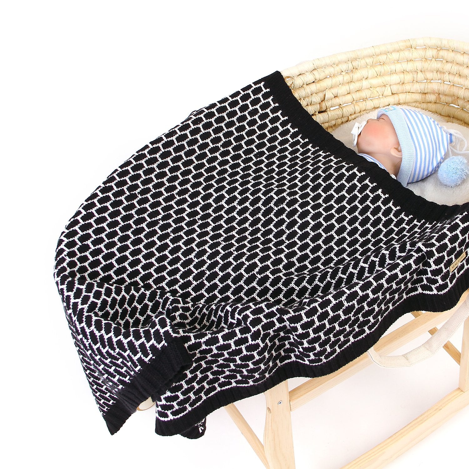 Baby Plaid Knitted Blanket Cover Wholesale Baby Clothes