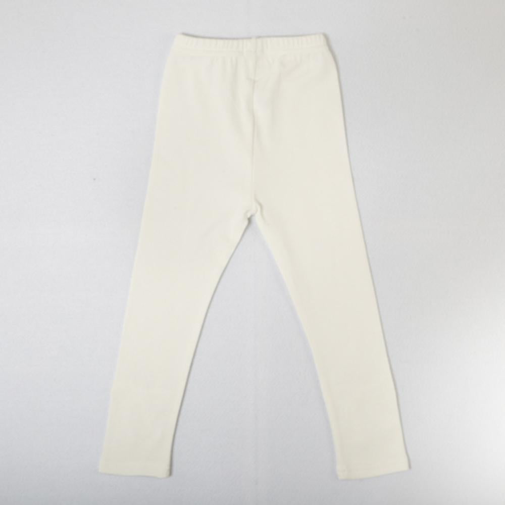 Girls Beaded Bow Solid Color Pants