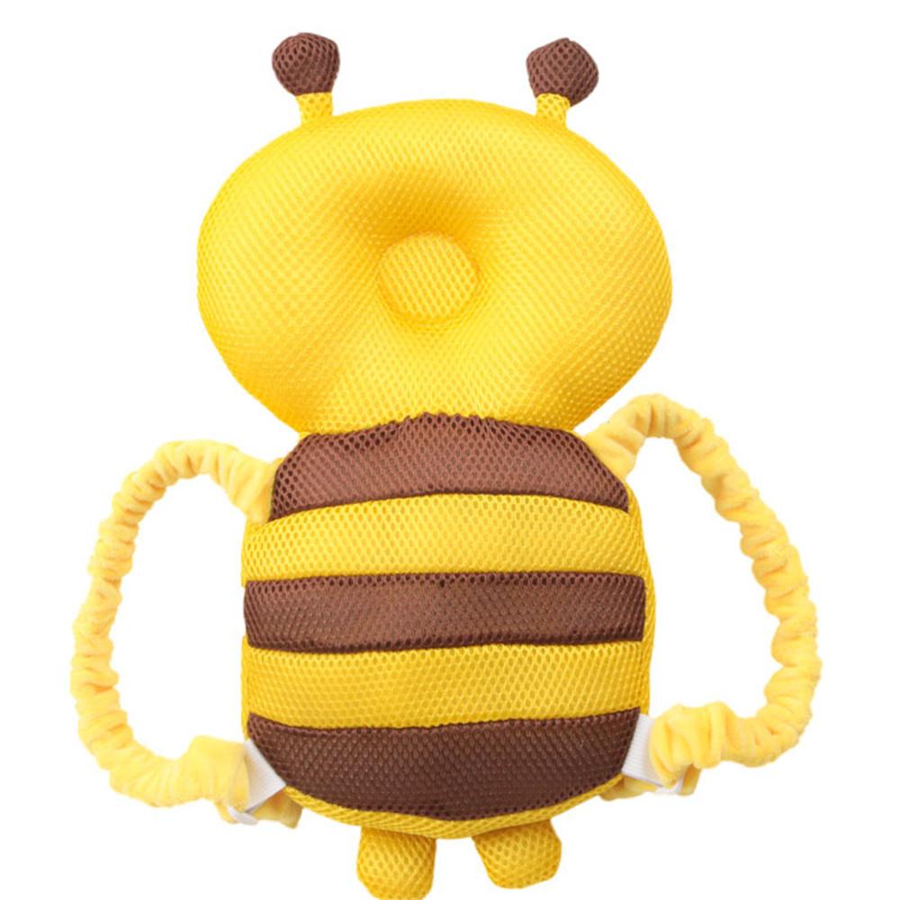 MOQ 3PCS Baby Bee Shape Striped Head Protection Headrest Safety Backpack Cushion Baby Accessories Wholesale