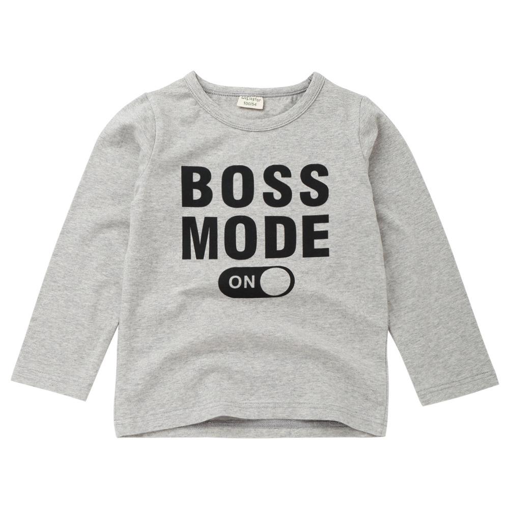Boys Boss Mode Long Sleeve T Shirts Wholesale