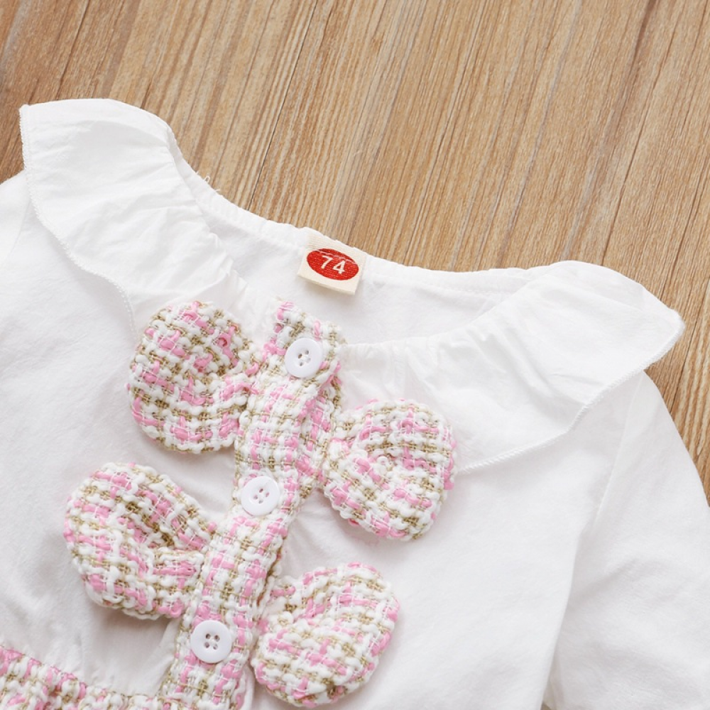 Baby Girls Bow Plaid Long Sleeve Dresses baby wholesale vendors