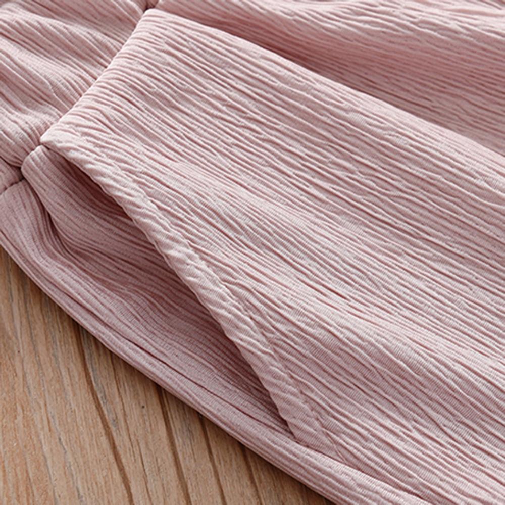 Girls Bow Solid Color Pants trendy kids wholesale clothing
