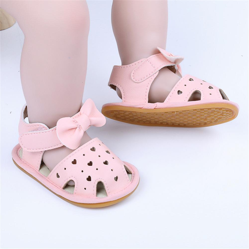 Baby Girls Bow Solid Sandals Wholesale Kids Sandals