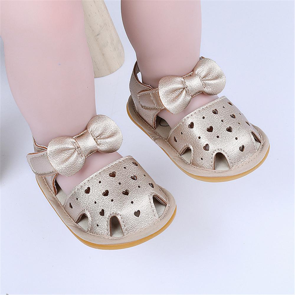 Baby Girls Bow Solid Sandals Wholesale Kids Sandals