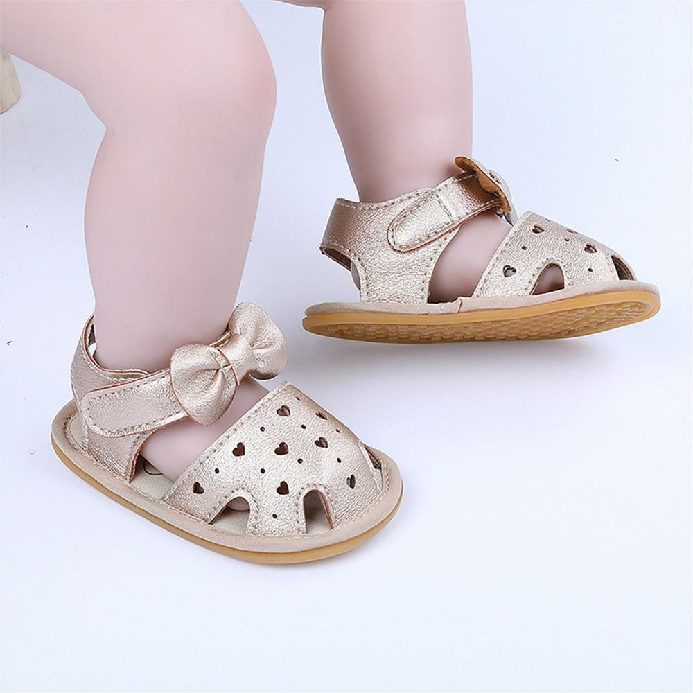 Baby Girls Bow Solid Sandals Wholesale Kids Sandals