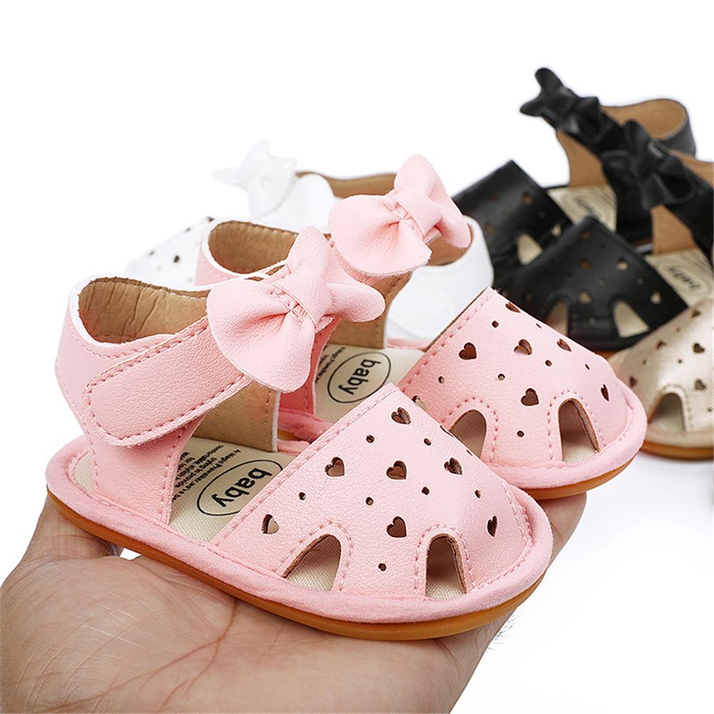 Baby Girls Bow Solid Sandals Wholesale Kids Sandals