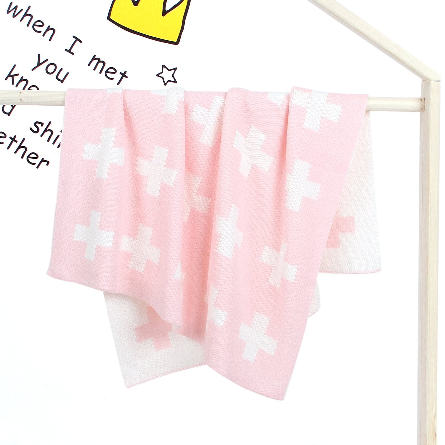 Boys And Girls Knitted Cross Tower Blanket Baby Stroller Cover Quilt Baby Wholesale Clothing