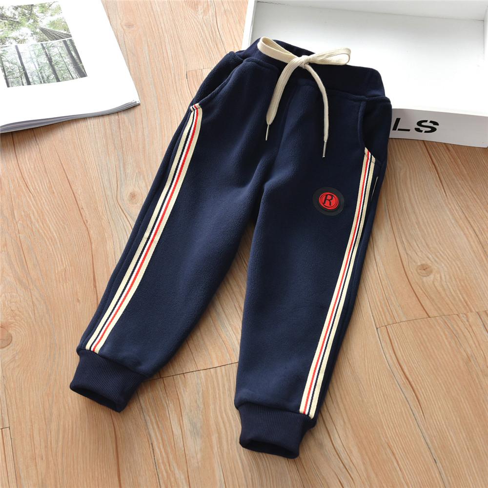 Boys Casual Solid Color Striped Pants Wholesale Boys Clothing