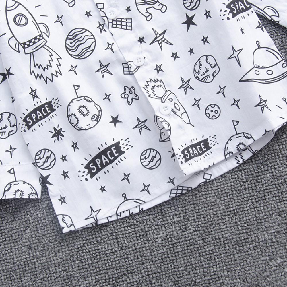 Boys Interstellar Printed Long Sleeve Top Boys Wholesale Clothing