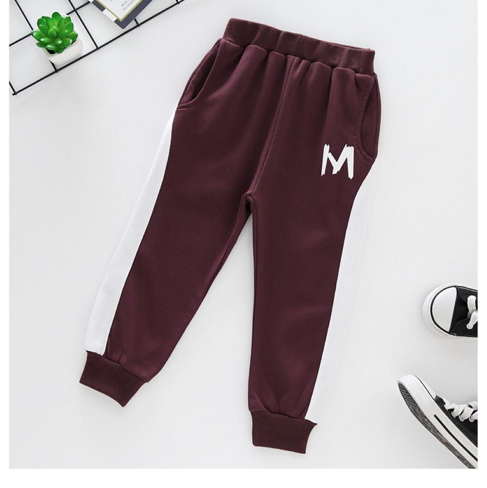 Boys Letter Striped Printed Pants Boy Boutique Clothing Wholesale