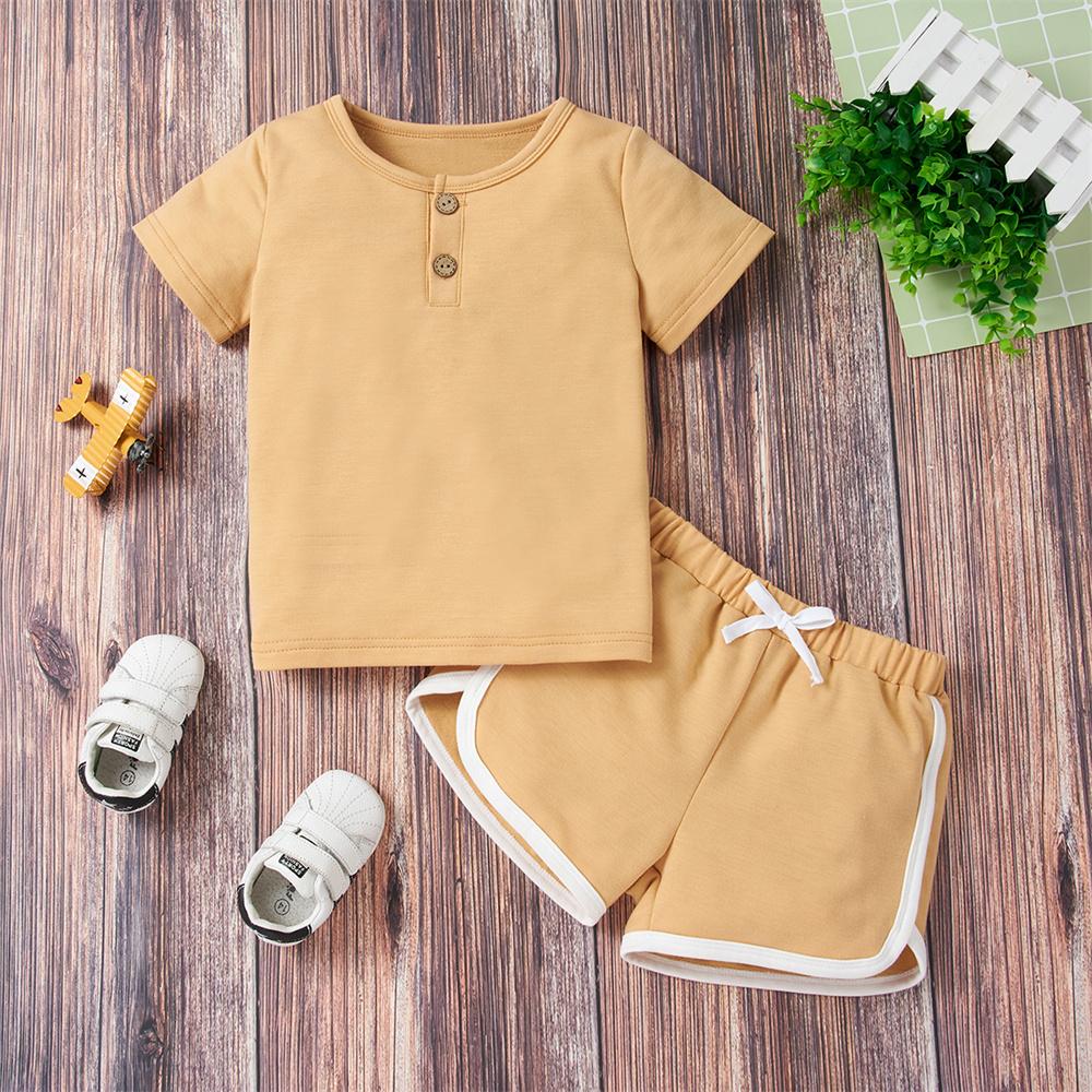 Boys Short Sleeve Casual Top & Shorts wholesale kids clothes