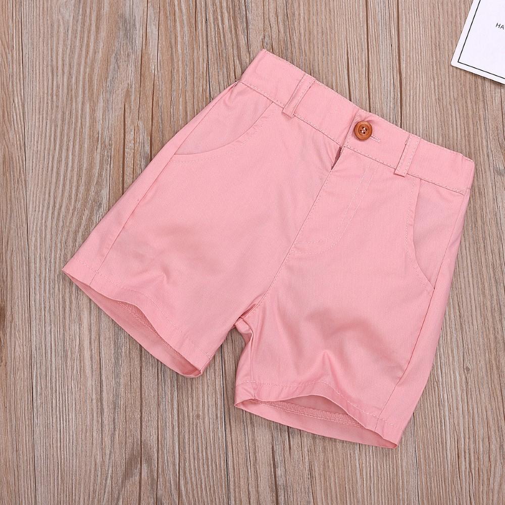 Boys Summer Boys' Animal Print Short Sleeve Shirt & Pink Shorts Wholesale Boys Clothing Suppliers