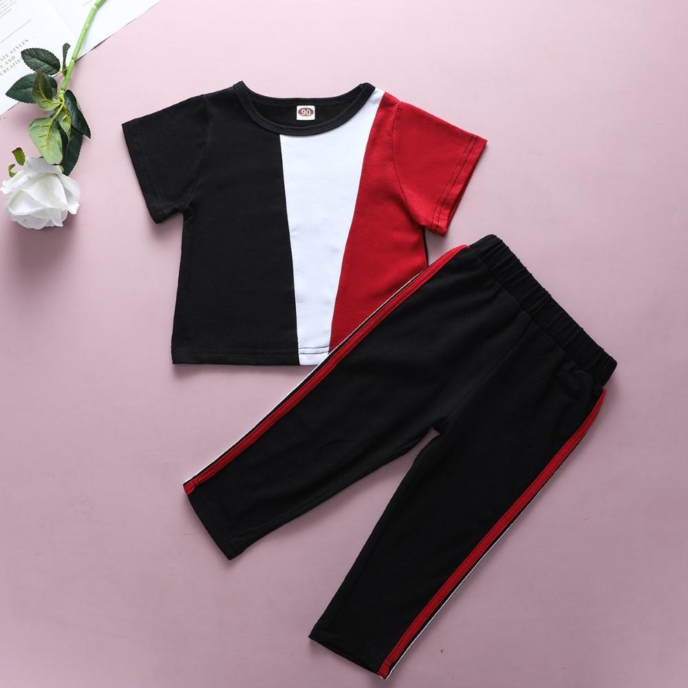 Boys Summer Boys' Casual Short Sleeve T-Shirt & Shorts Kids Clothing Suppliers
