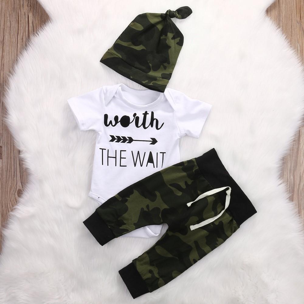 Boys Summer Boys' Jumpsuit & Camouflage Pants & Hat Kids Clothing Suppliers