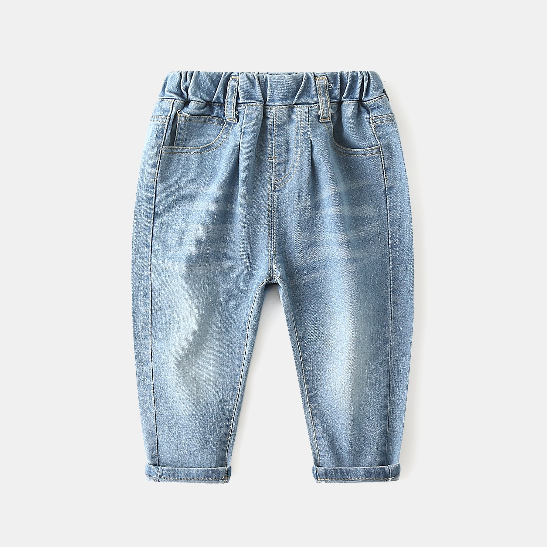 Boys' Casual Fashion Straight-Leg Denim Trousers Boys Wholesale Clothing
