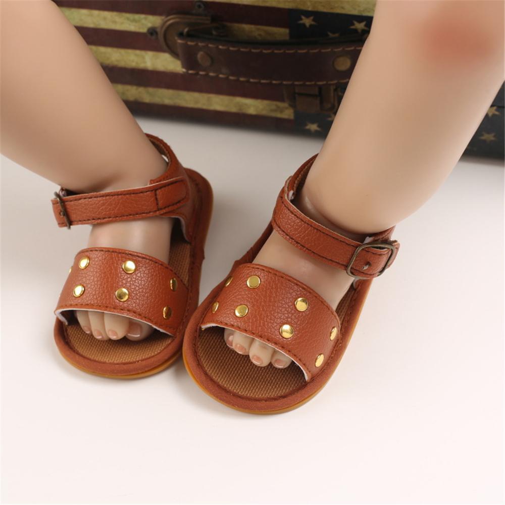 Baby Girls Buckle PU Sandals Infant Shoes Baby Shoe Wholesale