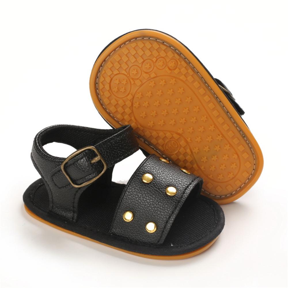 Baby Girls Buckle PU Sandals Infant Shoes Baby Shoe Wholesale