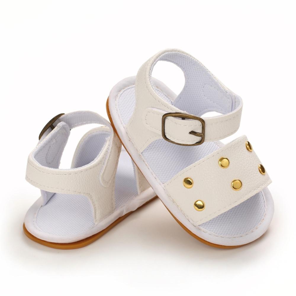 Baby Girls Buckle PU Sandals Infant Shoes Baby Shoe Wholesale