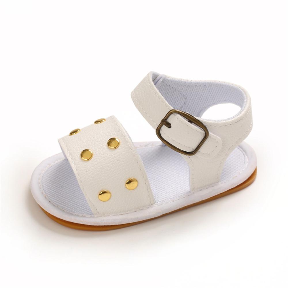 Baby Girls Buckle PU Sandals Infant Shoes Baby Shoe Wholesale