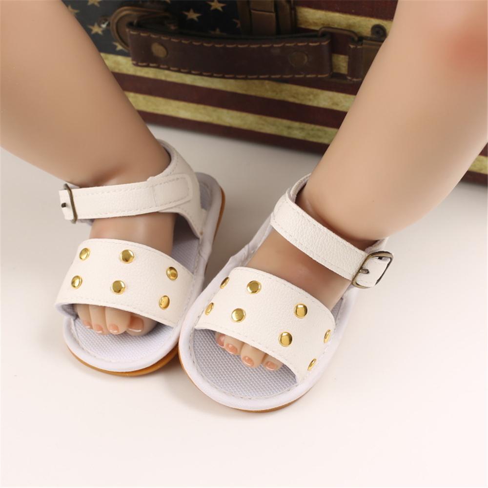 Baby Girls Buckle PU Sandals Infant Shoes Baby Shoe Wholesale