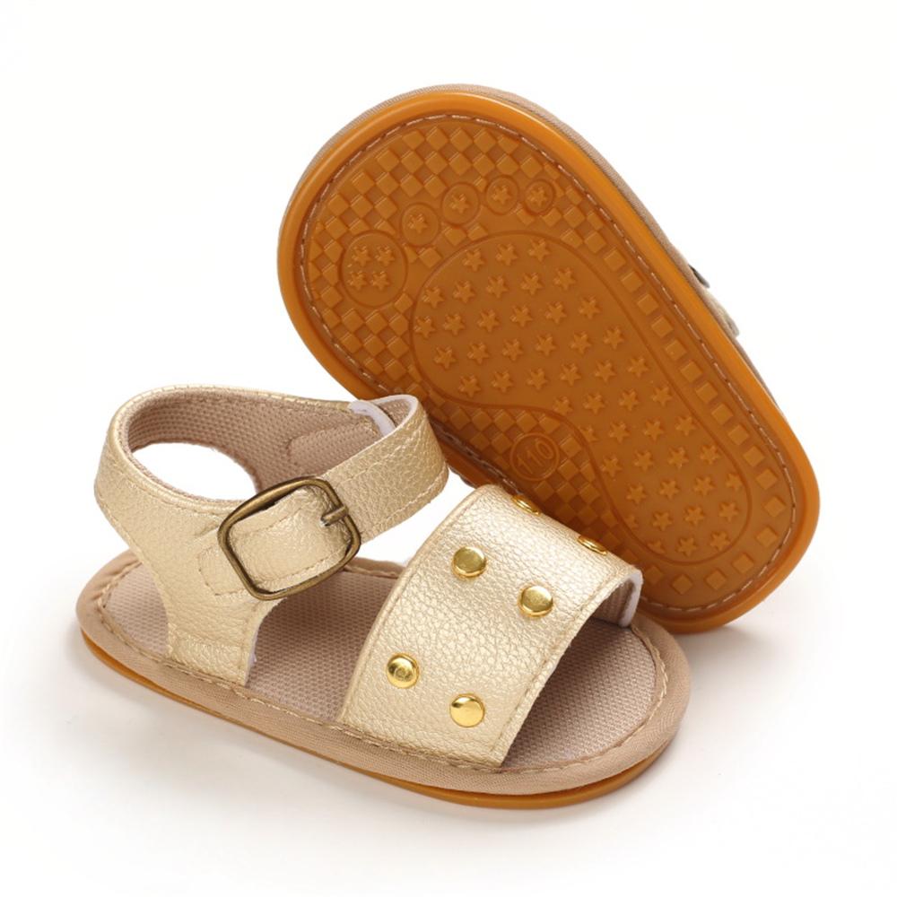 Baby Girls Buckle PU Sandals Infant Shoes Baby Shoe Wholesale