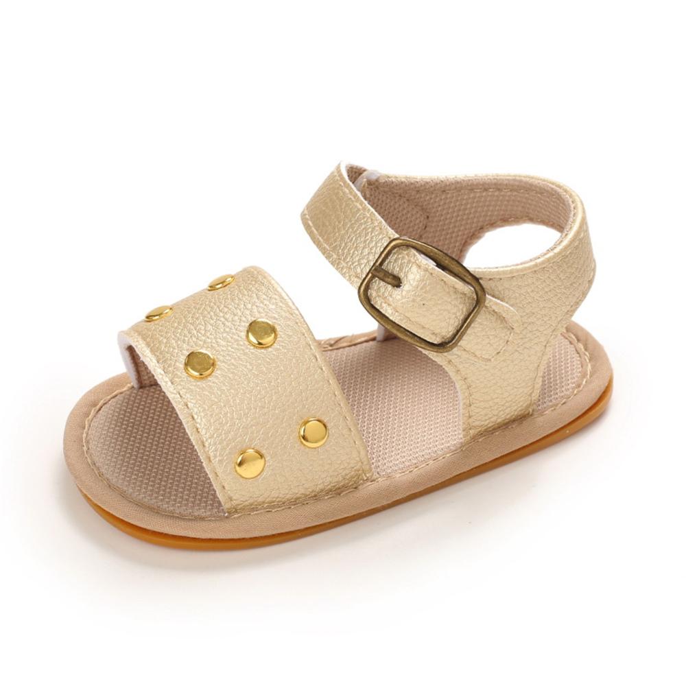 Baby Girls Buckle PU Sandals Infant Shoes Baby Shoe Wholesale