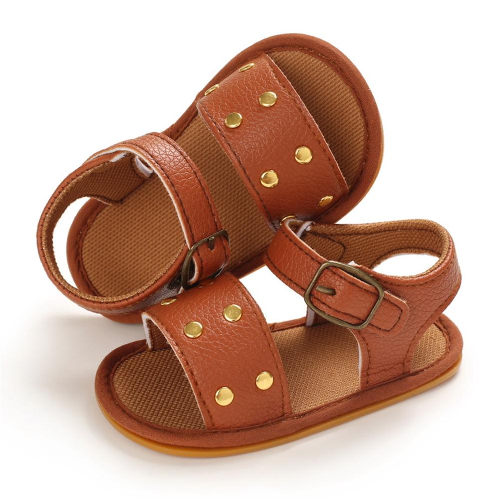 Baby Girls Buckle PU Sandals Infant Shoes Baby Shoe Wholesale