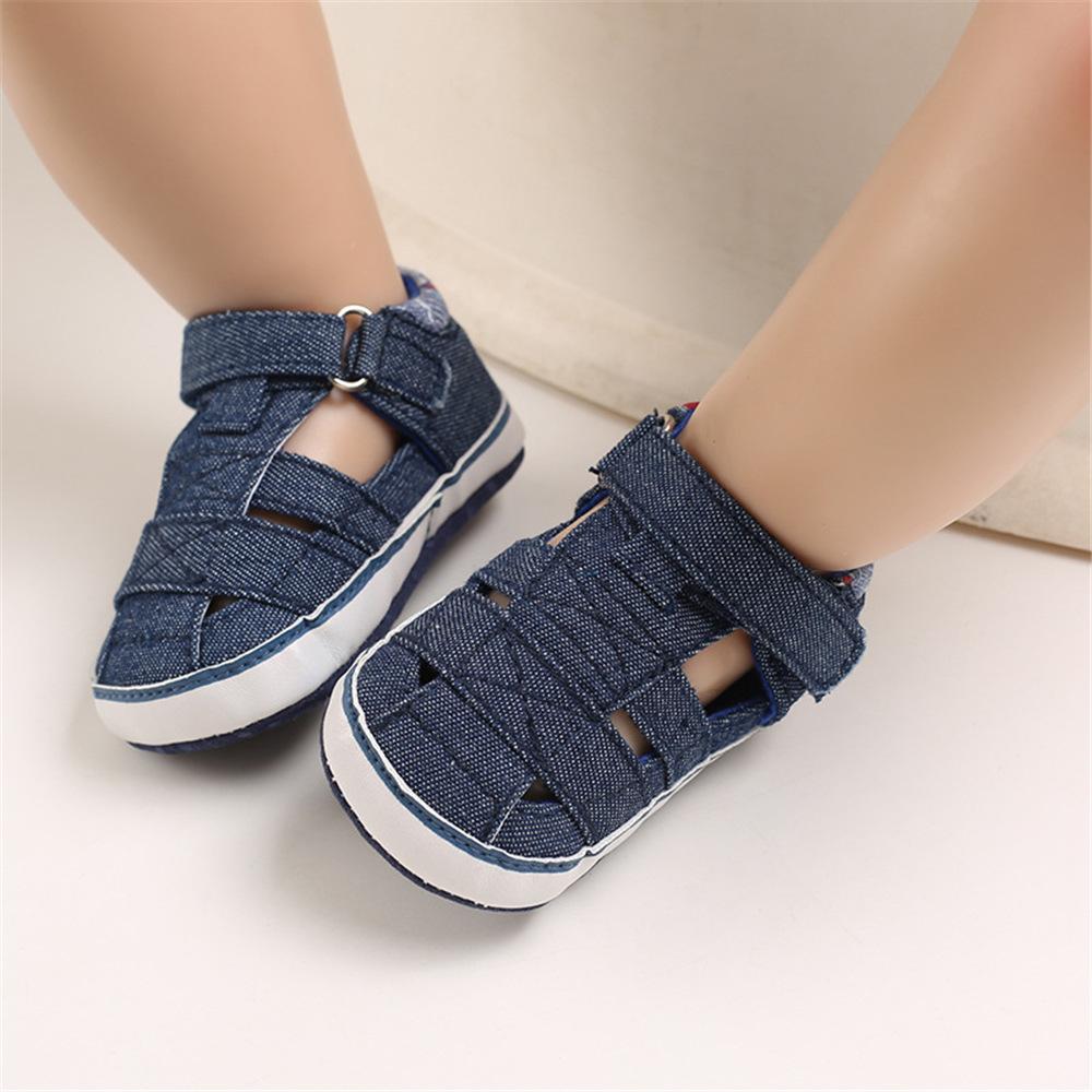 Baby Boys Canvas Hollow Out Soft Shoes Wholesale Toddlers Canvas Shoes