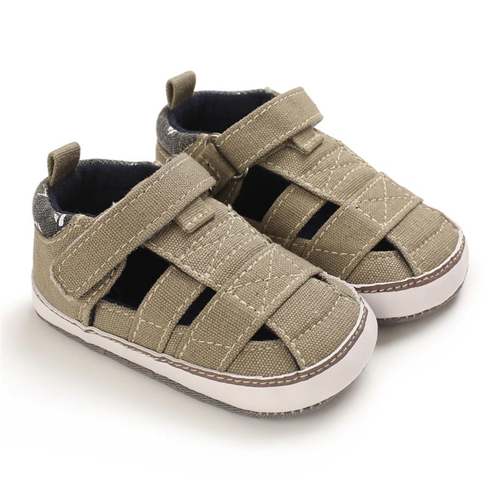 Baby Boys Canvas Hollow Out Soft Shoes Wholesale Toddlers Canvas Shoes