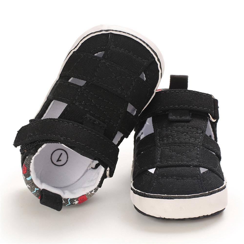 Baby Boys Canvas Hollow Out Soft Shoes Wholesale Toddlers Canvas Shoes