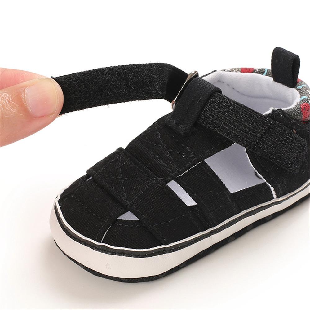 Baby Boys Canvas Hollow Out Soft Shoes Wholesale Toddlers Canvas Shoes