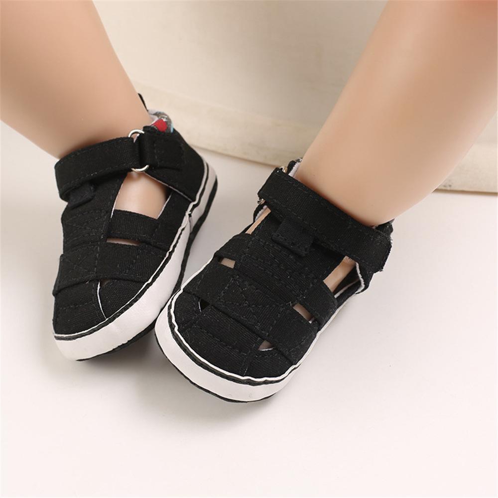 Baby Boys Canvas Hollow Out Soft Shoes Wholesale Toddlers Canvas Shoes