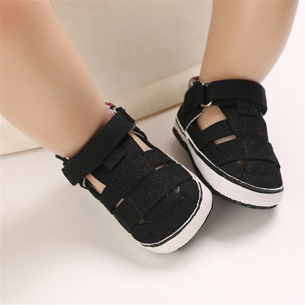 Baby Boys Canvas Hollow Out Soft Shoes Wholesale Toddlers Canvas Shoes