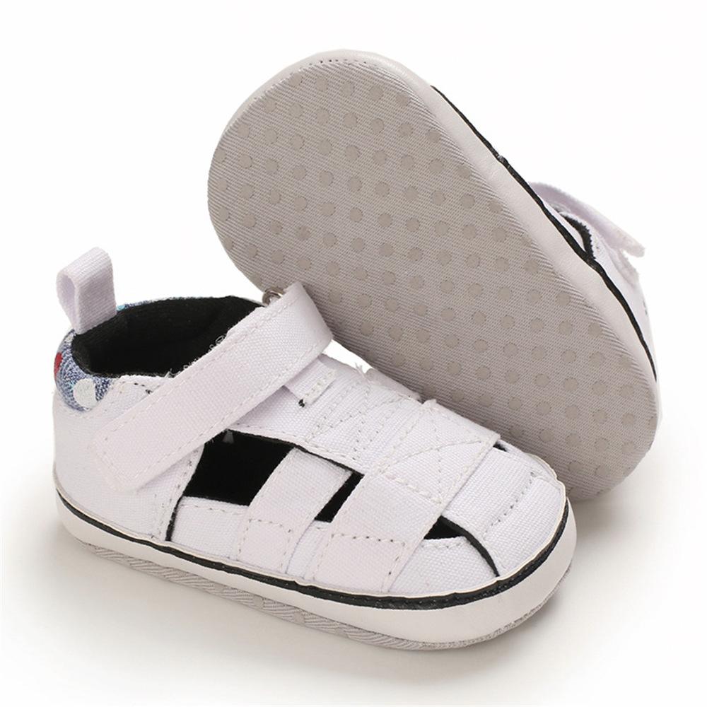 Baby Boys Canvas Hollow Out Soft Shoes Wholesale Toddlers Canvas Shoes