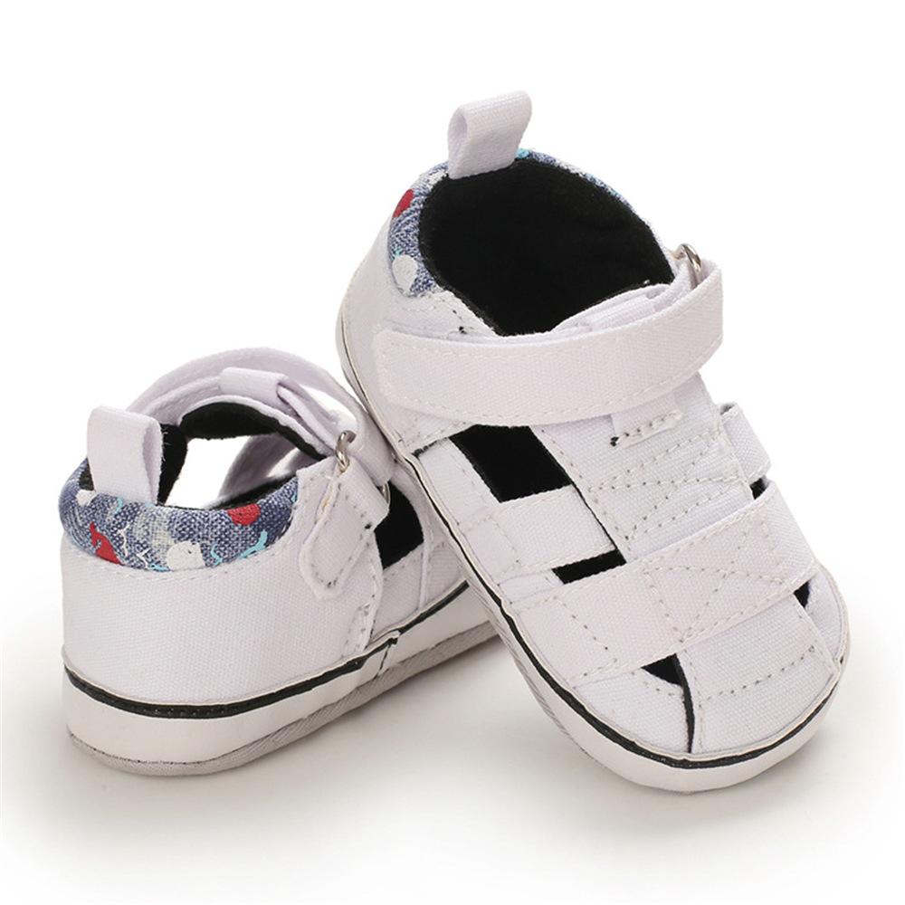 Baby Boys Canvas Hollow Out Soft Shoes Wholesale Toddlers Canvas Shoes