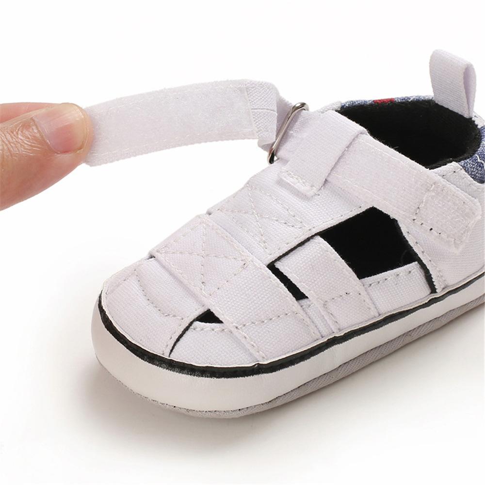 Baby Boys Canvas Hollow Out Soft Shoes Wholesale Toddlers Canvas Shoes