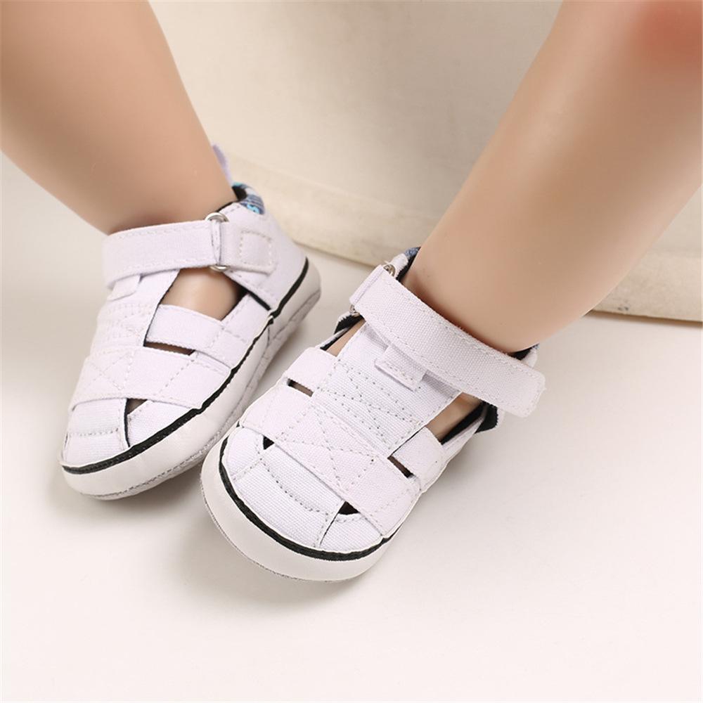 Baby Boys Canvas Hollow Out Soft Shoes Wholesale Toddlers Canvas Shoes