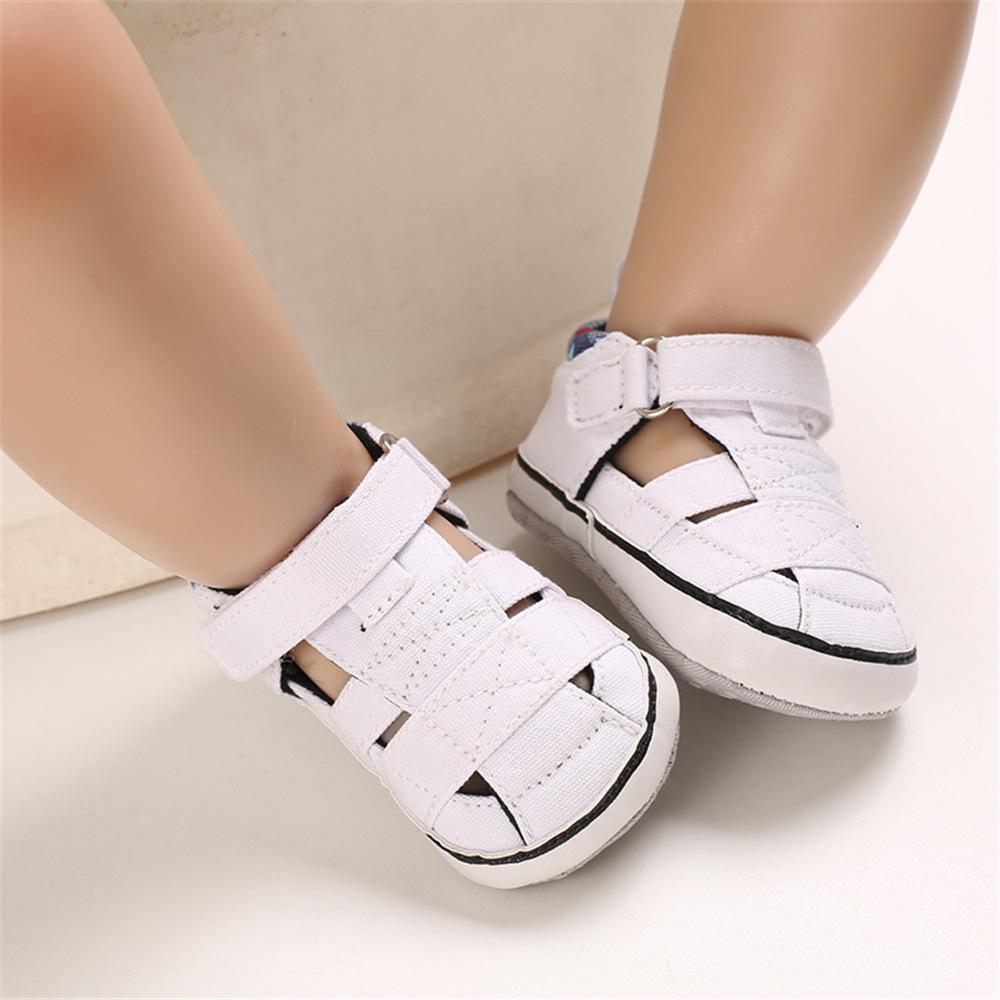 Baby Boys Canvas Hollow Out Soft Shoes Wholesale Toddlers Canvas Shoes