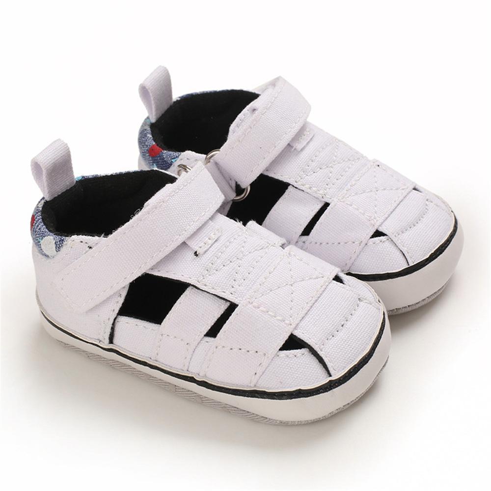 Baby Boys Canvas Hollow Out Soft Shoes Wholesale Toddlers Canvas Shoes