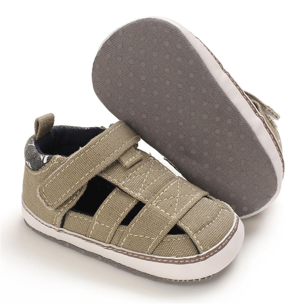 Baby Boys Canvas Hollow Out Soft Shoes Wholesale Toddlers Canvas Shoes